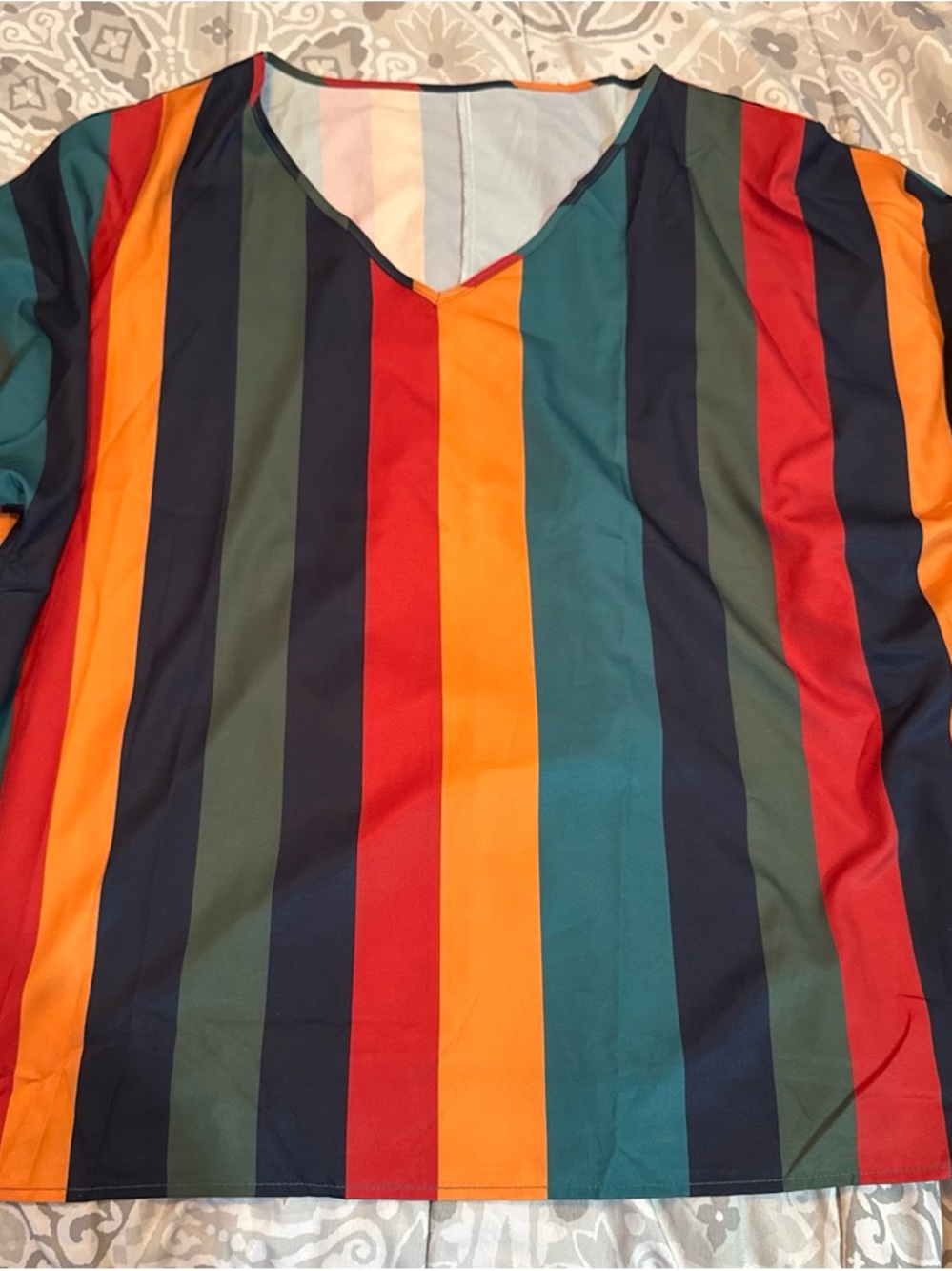 Multi striped shirt/ tunic